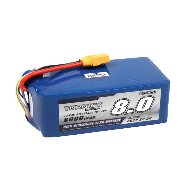 Аккумулятор Turnigy High Capacity 8000mAh 6S 12C LiPo XT90