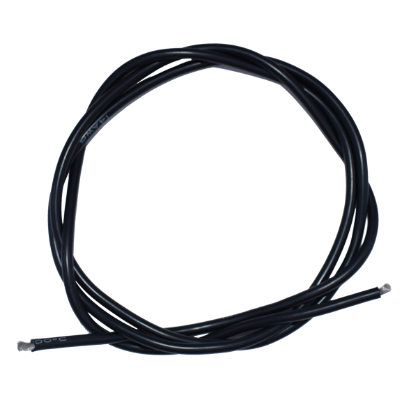 Провод силиконовый 14AWG (чёрный) 1 метр