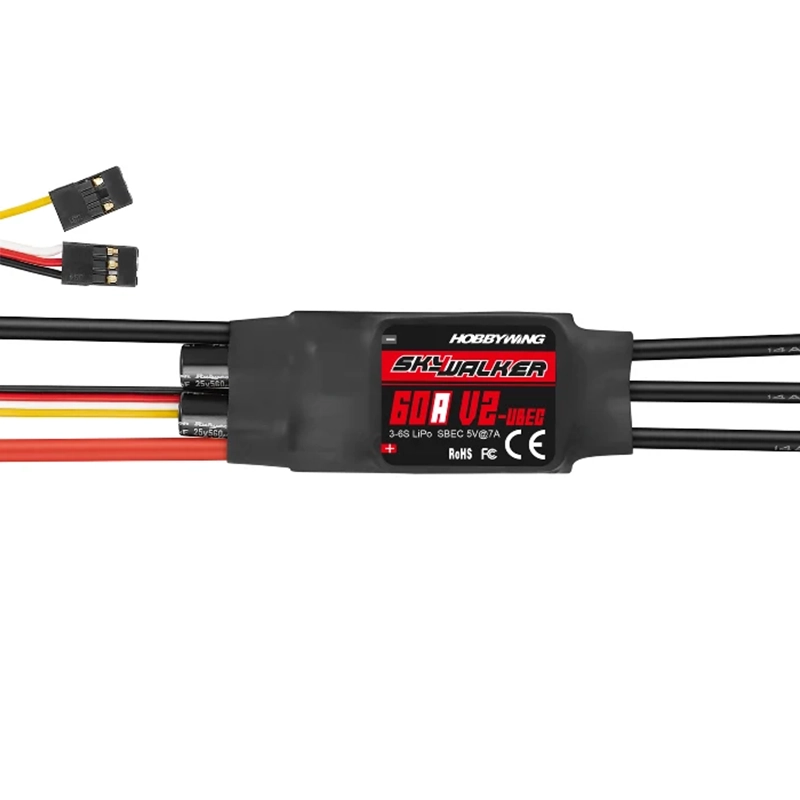 Регулятор скорости Hobbywing SkyWalker 60A V2