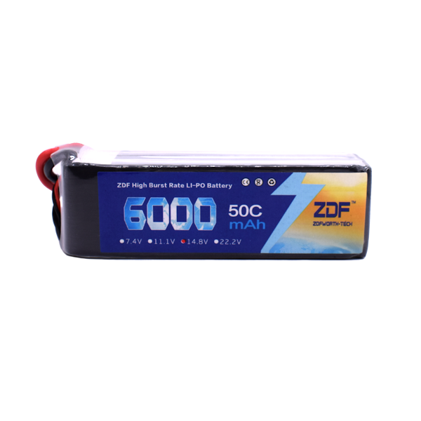 Аккумулятор ZDF 6000mAh 50C 4S 14.8V LiPo XT60